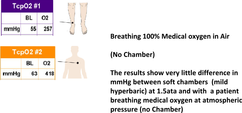 Transcutaneous Oximetry - tcpO2 Graphs 2 - Oxycare